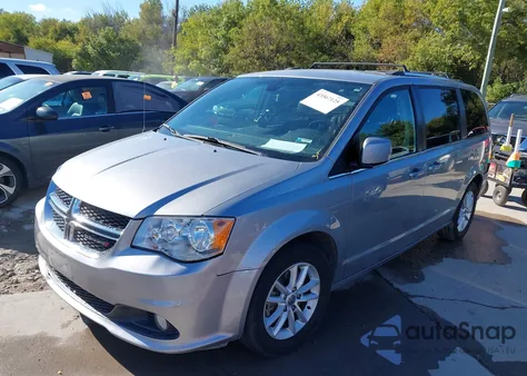 2018 Dodge Grand Caravan Sxt из США, поврежденный, VIN 2C4RDGCG5JR326381